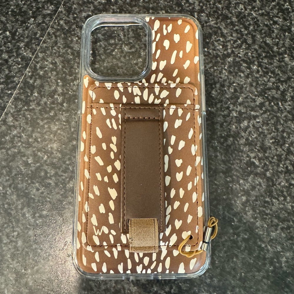 Walli Fawn Magnetic cardholder case for 15 Pro Max